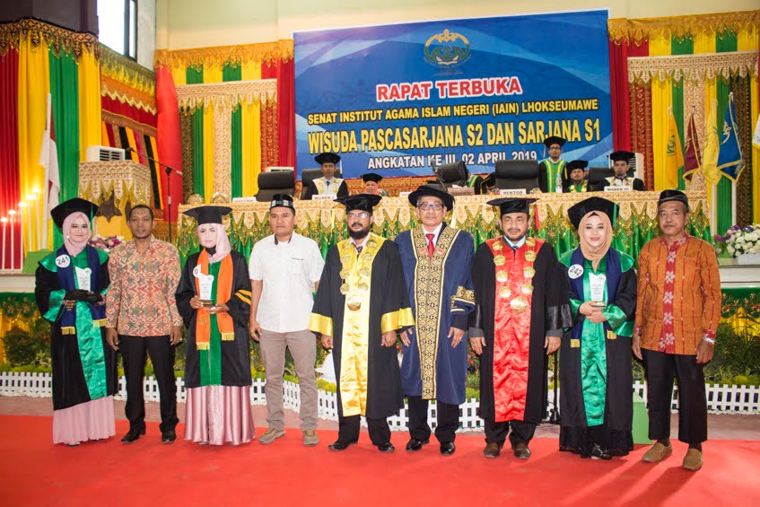 IAIN Lhokseumawe Wisudakan 821 Lulusan