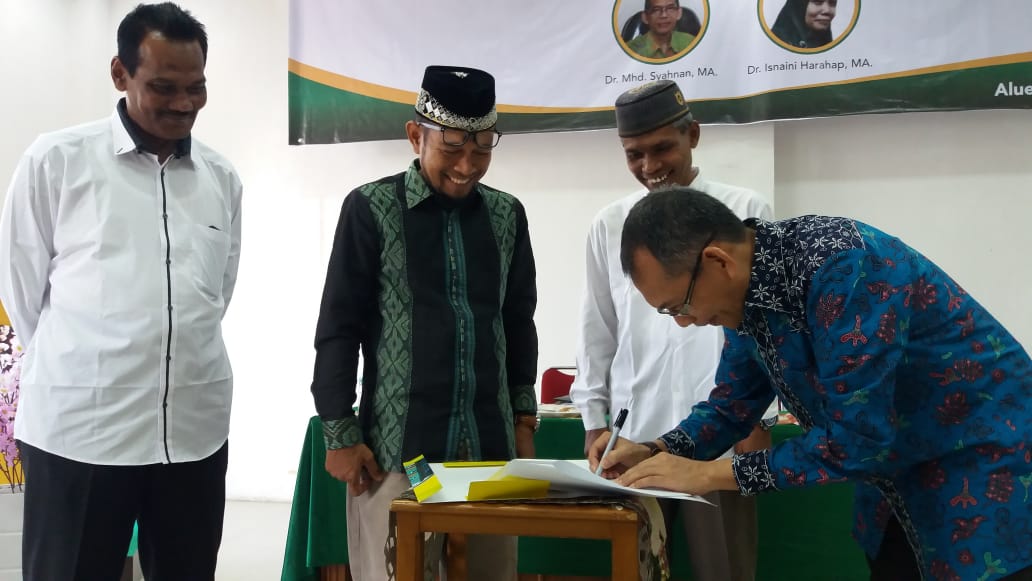 LPM IAIN Lhokseumawe Gandeng LPM UIN SU Tingkatkan Mutu Lembaga