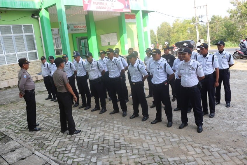 Satpam IAIN Lhokseumawe Gelar Apel