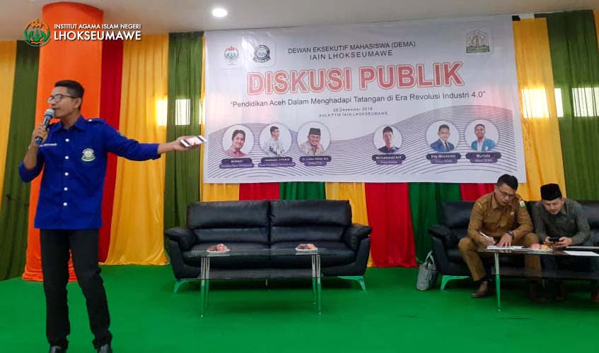 DEMA IAIN Lhokseumawe Gelar Diskusi Publik