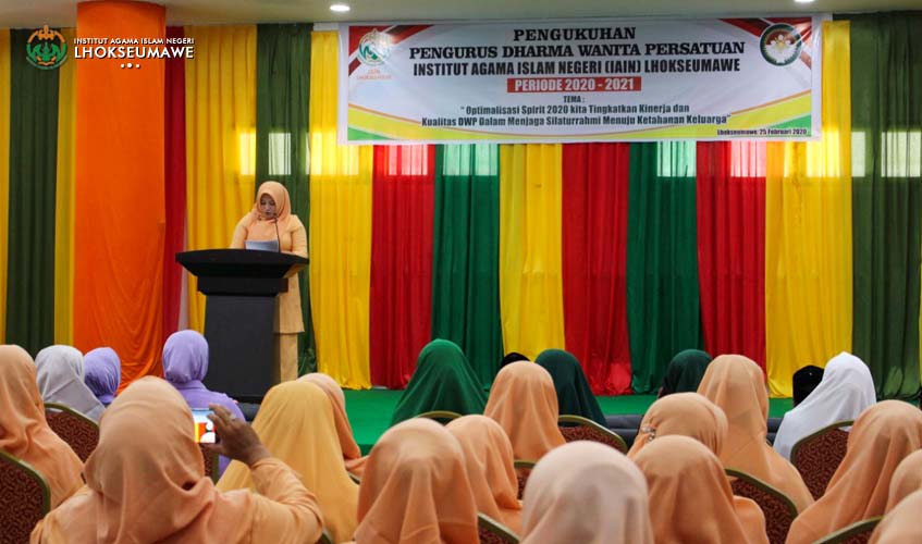 Pengurus DWP IAIN Lhokseumawe di Lantik