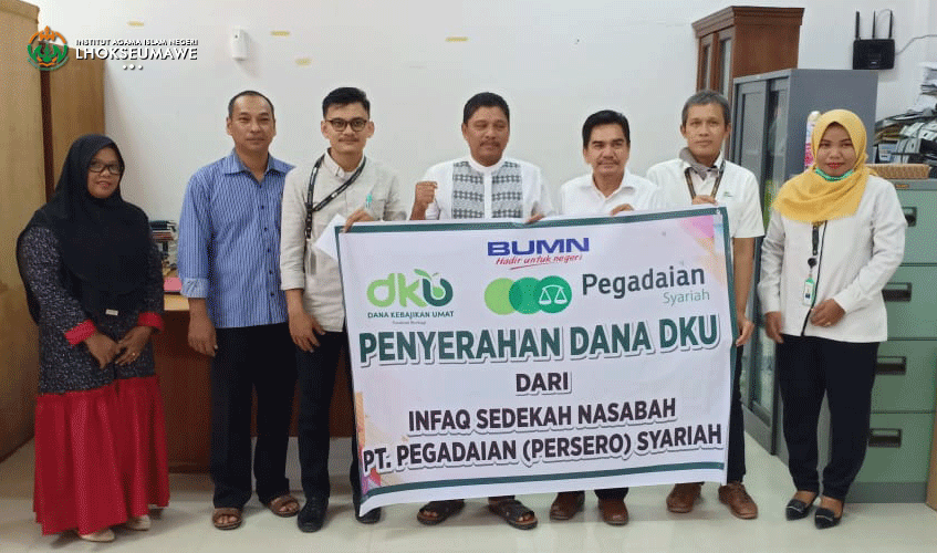 Satgas Covid-19 IAIN Lhokseumawe Terima Bantuan