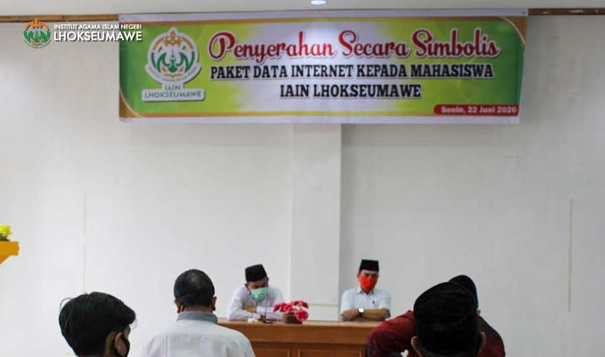 Ribuan Mahasiswa IAIN Lhokseumawe Terima Subsidi Paket Internet Gratis